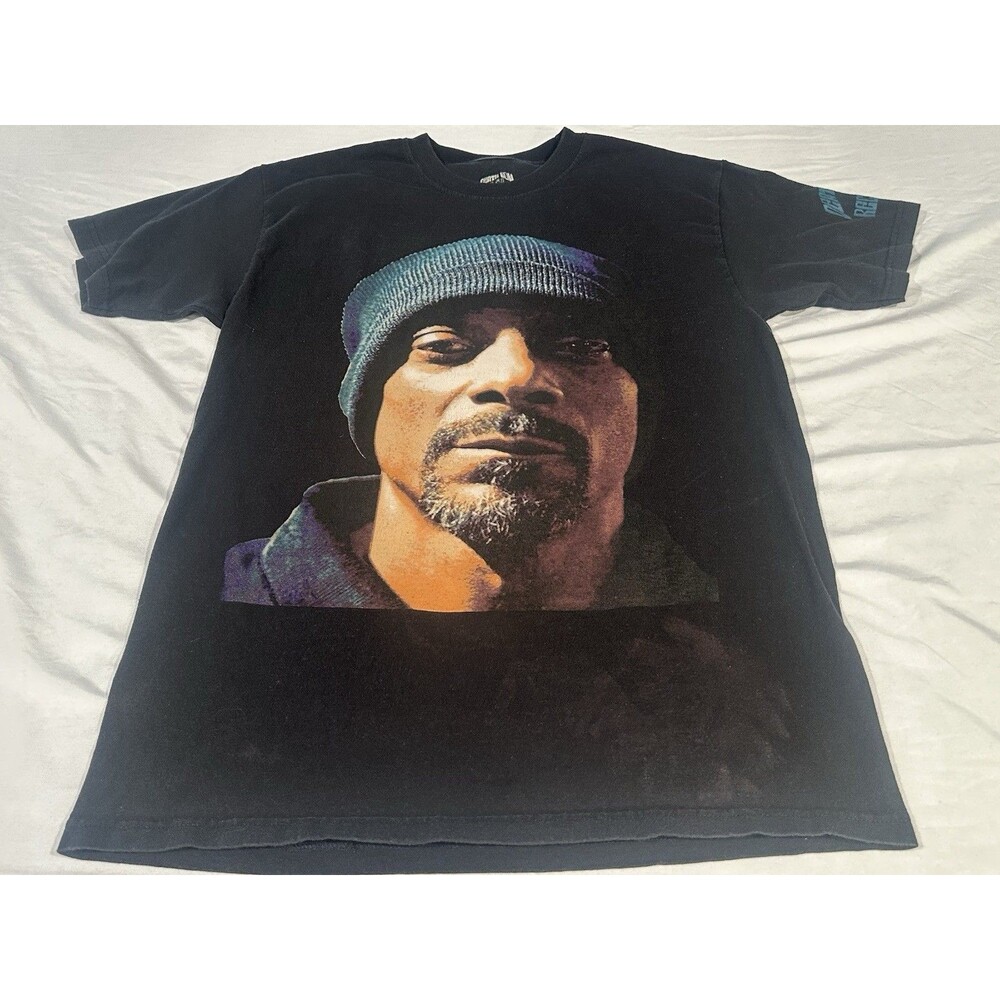 Snoop Dogg Death Row Records T Shirt Mens M Black Hip Hop Rap Streetwear